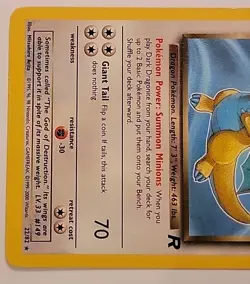Pokemon TCG Dark Dragonite 22/82 Team Rocket Regular - Image 4
