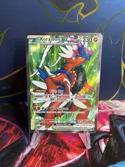 Pokemon TCG Scarlet & Violet Base Set Koraidon Ex Ultra Rare Full Art #231/198 - Image 1
