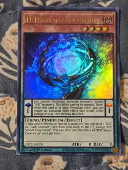 D/D Savant Copernicus Ultra Rare 1st Ed. GFP2-EN076 Yugioh - Image 1