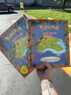 Vintage Pokemon Southern Islands Promo Collection - BINDER ONLY NO CARDS - Image 1