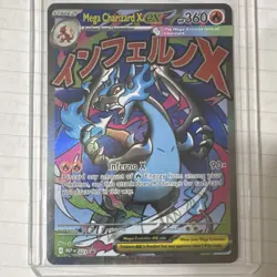 Pokemon TCG Mega Charizard X EX Me: Mega Evolution Promo 023 Promo Holo English - Image 1