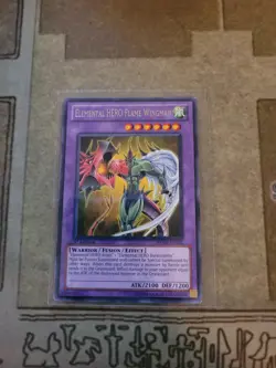 YUGIOH ELEMENTAL HERO FLAME WINGMAN RYMP-EN016 RARE 1ST ED NM - Image 1