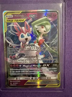 Pokemon Gardevoir & Sylveon GX TAG TEAM Ultra Rare SM-Unbroken Bonds 130/214 Ho… - Image 1