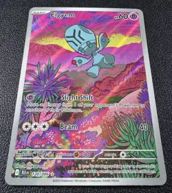 Pokemon Elgyem Illustration Rare IR Full Art Holo 120/086 Black Bolt - Image 2