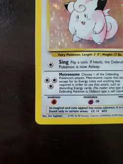Pokemon Clefairy Base Set 5/102 Holo Rare - Image 5