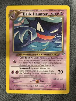 Dark Haunter 36/105 Neo Destiny Vintage Pokemon Card - Image 1