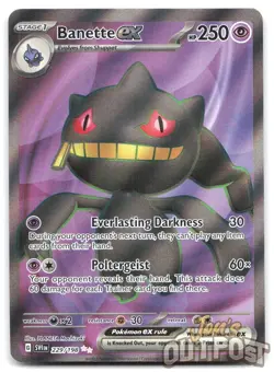 Banette ex 229/198 Ultra Rare Scarlet & Violet Pokemon NM - Image 1