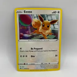 Pokemon TCG - Eevee SWSH212 Black Star Promo - Astral Radiance Promos - NM - Image 1