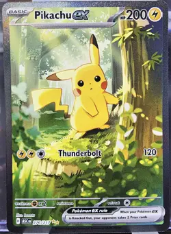Pokemon TCG Ascended Heroes Pikachu EX SIR 276 Holo NM English (TAKING OFFERS) - Image 1