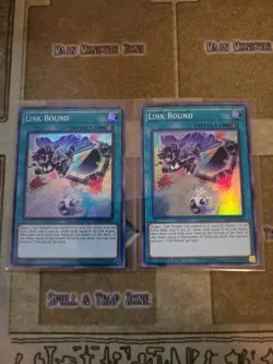 YUGIOH 2X LINK BOUND FLOD-EN063 SUPER 1ST/UNLIMITED ED NM - Image 1