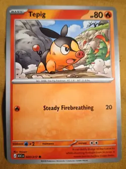 17p Auctions: Tepig 29/217 | Common Regular | ME: Ascended Heroes - Pokemon TCG - Image 1