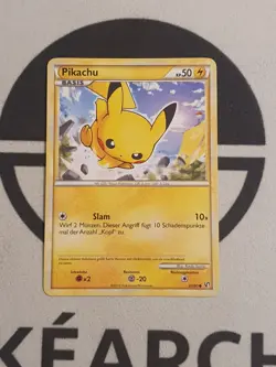 Pikachu 61/90 Unerschrocken Set Pokemon Karte Deutsch Pokemon 2010 Original TCG - Image 2