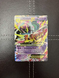 Pokemon TCG - M Gallade EX - 35/108 - Roaring Skies - HP Ultra Rare (2015) - Image 1