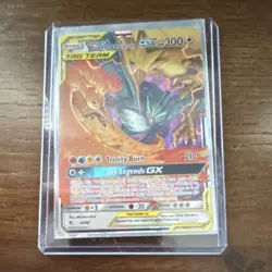 Pokemon Moltres & Zapdos & Articuno GX 44/68 Hidden Fates Holo TAG TEAM 300HP - Image 3