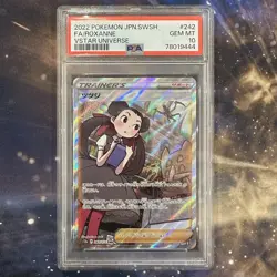Pokemon PSA 10 Roxanne SAR 242/172 VSTAR Universe Japanese Full Art Gem Mint - Image 1