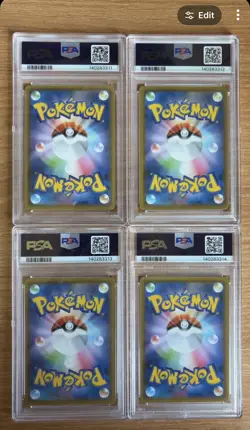 Pokemon 25th Celebrations Pikachu Union V Japanese PSA 10 Sequential Set - Image 2