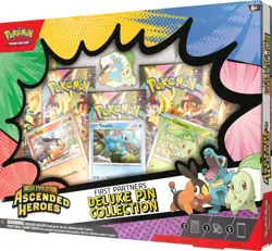 Pokemon TCG Mega Evolution Ascended Heroes First Partners Deluxe Pin Collection - Image 1