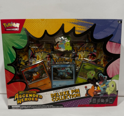 Ascended Heroes Deluxe pin collection 4 PACKS POKEMON TCG SEALED - Image 1