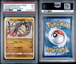 SHINING RAYQUAZA 56/73 -- 2017 -- PSA 5 -- Pokemon Sun And Moon Shining Legends - Image 3