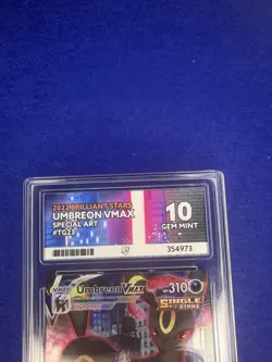 Pokemon Umbreon VMAX Brilliant Stars TG23/TG30 ACE 10 - Image 2