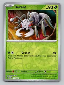 Reverse Holo Durant 014/159 Common Journey Together Pokemon - Image 1