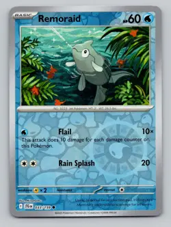 Reverse Holo Remoraid 033/159 Common Journey Together Pokemon - Image 1