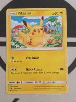 Pikachu 30/111 Aufziehen der Sturmrote Set Pokemon Karte Deutsch Pokemon - Image 3