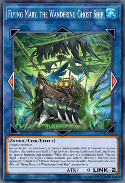 Yugioh! Mega Tins 2025 PREORDER 1x PScR Flying Mary, the Wandering Ghost Ship - Image 1