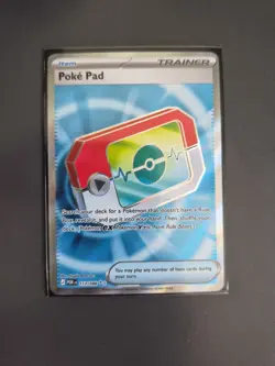 Poke Pad 113/088 Full Art English Pokemon Card Perfect Order Pokemon TCG NM - Image 1