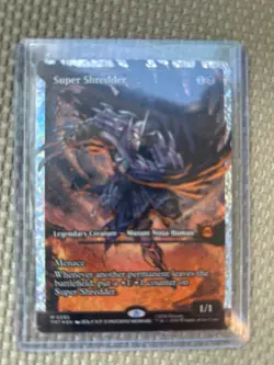 Super Shredder (Showcase) (Fracture Foil) Teenage Mutant Ninja Turtles Foil - Image 1