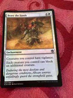 MTG Brave the Sands Khans of Tarkir 005/269 Regular Uncommon - Near Mint Foil - Image 1