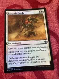 MTG Brave the Sands Khans of Tarkir 005/269 Regular Uncommon - Near Mint Foil - Image 3