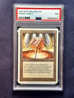Mana Vault - 1994 Magic the Gathering MTG Revised - PSA 7 - Free Shipping! - Image 1