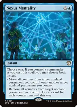 NM Nexus Mentality, MTG, Strixhaven Commander, Magic the Gathering, 21 - Image 1