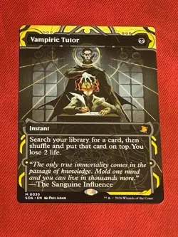 Vampiric Tutor-Secrets Of Strixhaven Mystical Archive-Borderless- NON-FOIL -0035 - Image 2