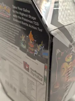 NEW Pokemon TIN BOX ( SAMUROTT ( EX LV.X )140 HP+ 4 Booster B&W - Image 5