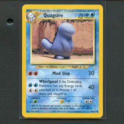 Pokemon TCG Quagsire 48/64 WotC Neo Revelation Regular Common Card EN-LP 2000 - Image 1