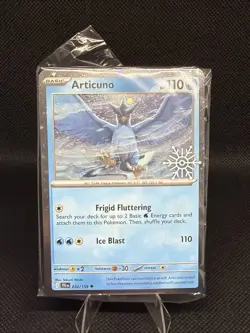 SEALED Pokemon TCG Articuno 032/159 Stamped Holiday Promo Journey Together NM - Image 1