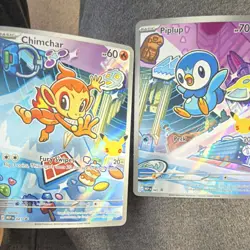 Pokemon MEP Holo Lot Turtwig Chimchar Piplup 3 Cards English First Partner Mint - Image 4