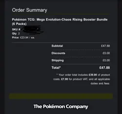 X2 Pokemon TCG: Mega Evolution-Chaos Rising Booster Bundle (6 Packs) Presale✅ - Image 3