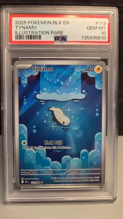 Pokemon 2025 Tynamo #113/086 Illustration Rare PSA GEM MINT 10 - Image 1
