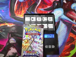 VERY HEAVY! GOD PACKUU SIRUU 22.43g Prismatic Evolutions Pokemon Booster - Image 1