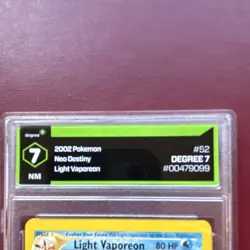 Pokemon TCG-Light Vaporeon-80 HP-Neo Destiny-Uncommon-52/105-Regular-English - Image 3