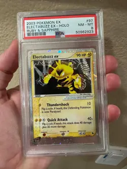 Pokemon Ruby & Sapphire Electabuzz EX #97 PSA 8! Come Look~ - Image 1