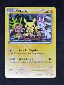 Pikachu XY95 Black Star Promo XY Holo Pokemon TCG Card 2016 NM - Image 1
