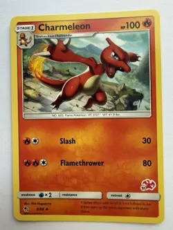 Charmeleon #51 8/68 Battle Academy Charizard Stamped Pokemon TCG NM - Image 1
