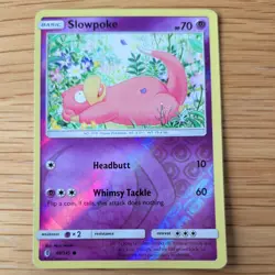 SLOWPOKE 48/145 POKEMON CARD (GUARDIANS RISING SET) REVERSE HOLO - Image 2