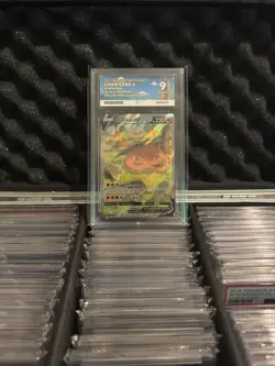 Pokemon TCG Charizard v SWSH260 Promo Card - GRADED ACE 9 - Image 2