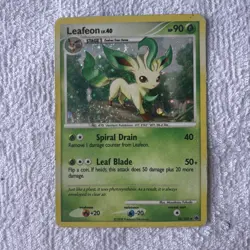Pokemon TCG Leafeon Holo Diamond & Pearl Majestic Dawn 24/100 - Image 1