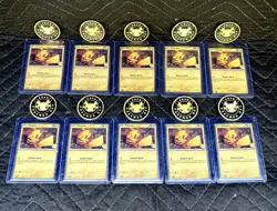 Pikachu 051/162 2026 Pokemon Day 30th Anniversary Promo Cards & Coins Lot of 10 - Image 1